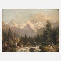 Hubert Sattler, Sommerliche Hochgebirgslandschaft111