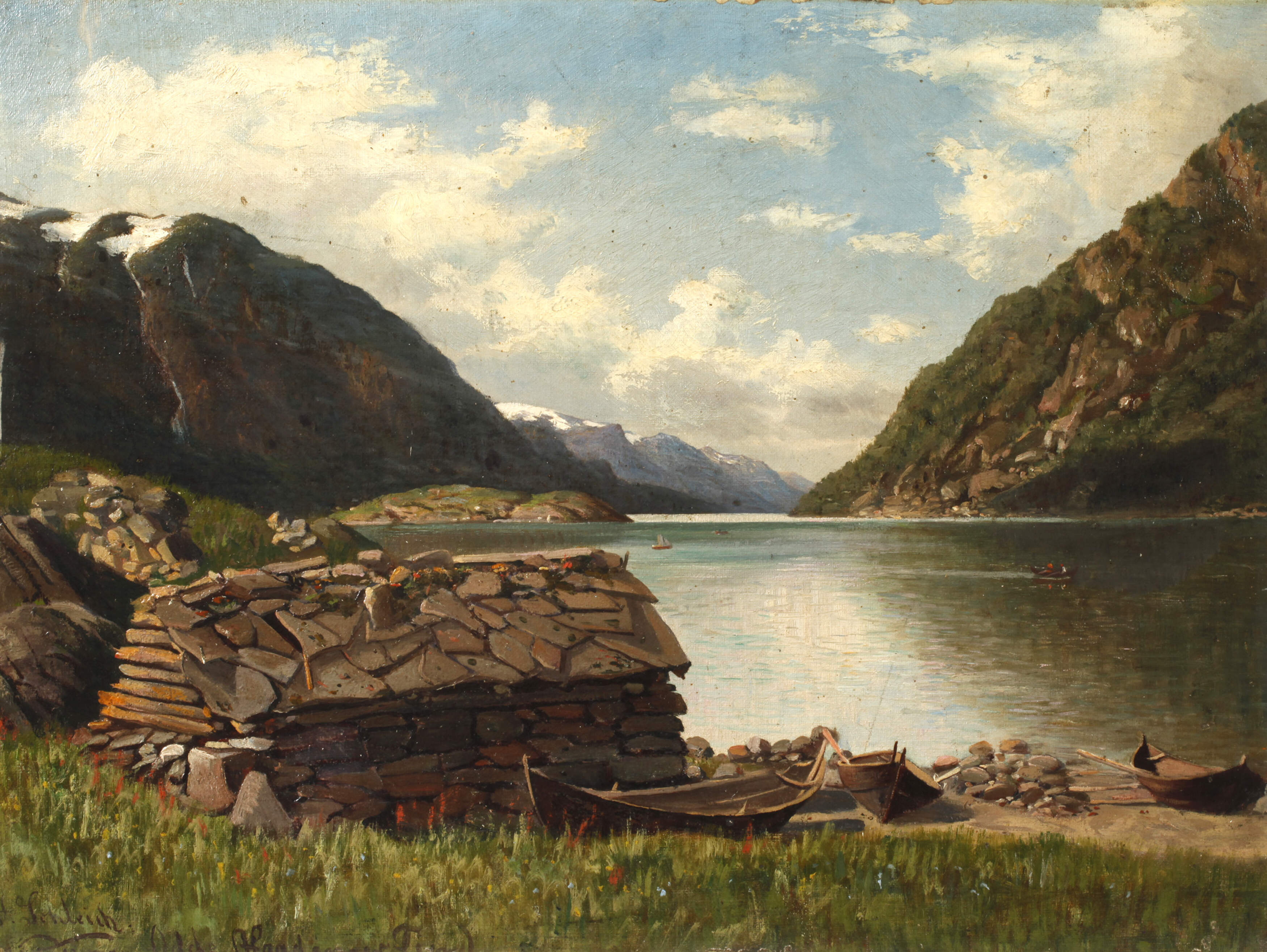 Hans Schleich, Norwegischer Fjord
