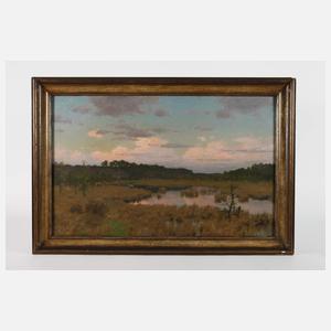 Georg Schmitgen, Moorlandschaft im Sonnenaufgang
