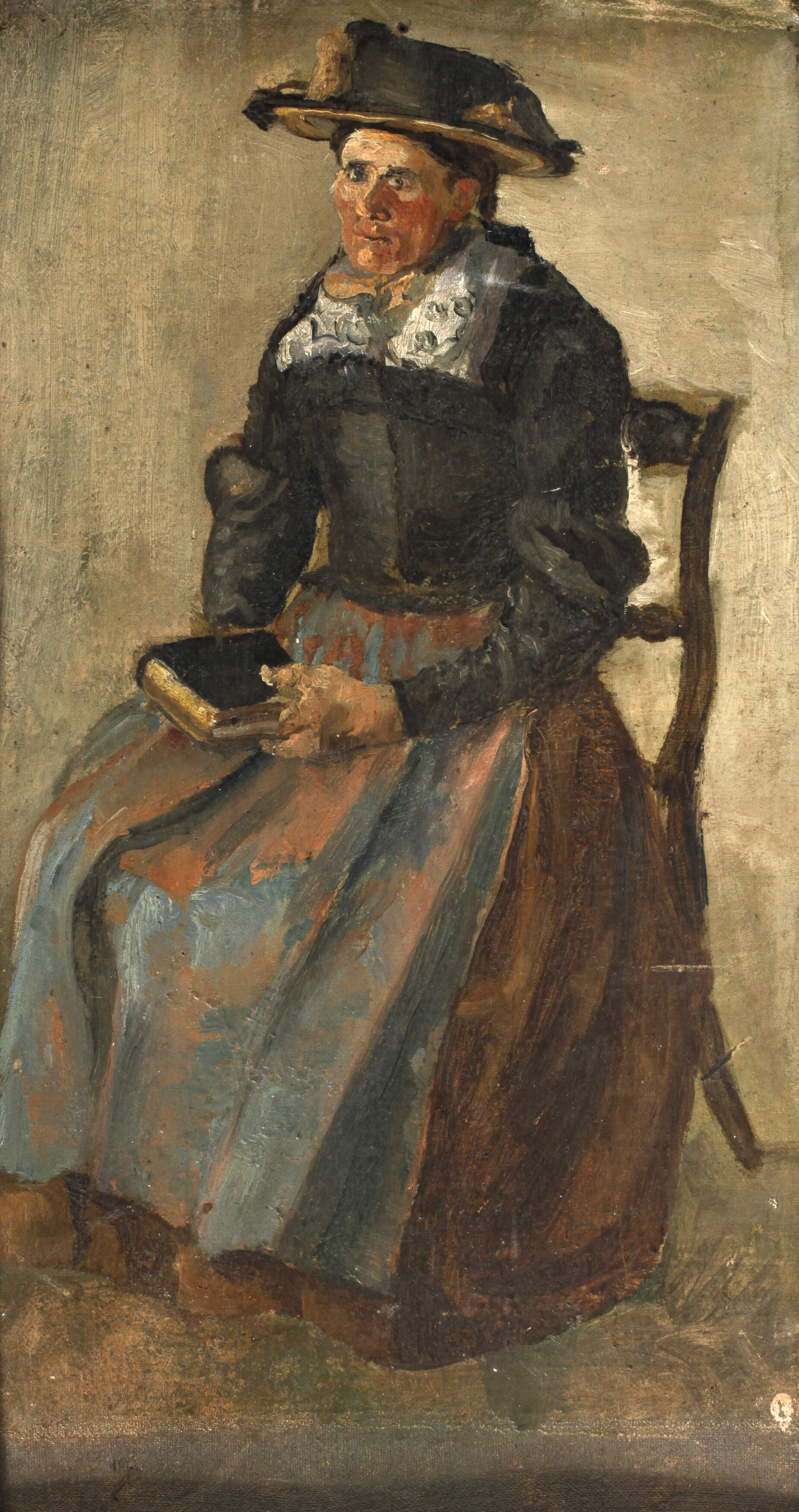 Johanna Tecklenborg, Sitzende Bäuerin