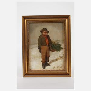 Frans Vinck, attr., Junge im Winter