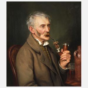 Theodor Weller, Pfeifenraucher