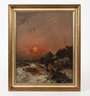 Anton Windmaier, Abendspaziergang im Winter