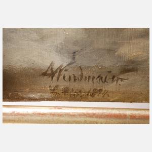 Anton Windmaier, Abendspaziergang im Winter