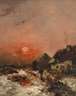 Anton Windmaier, Abendspaziergang im Winter