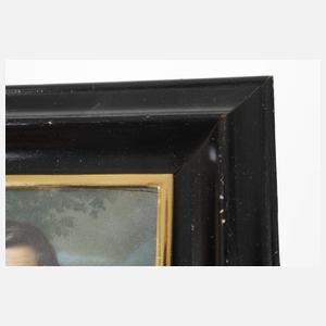 Herr im Mantel mit Pelzkragen