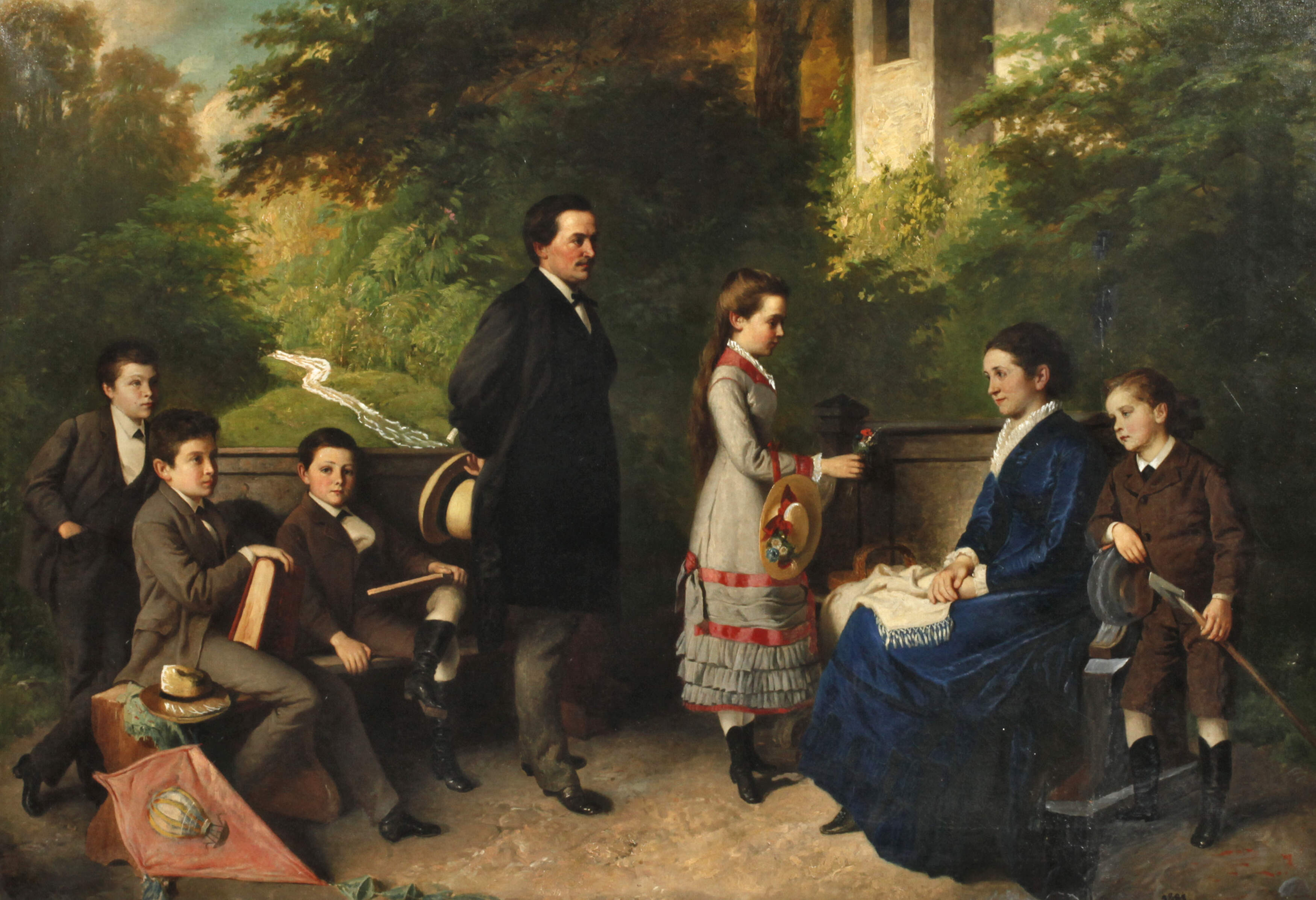 Großes Familienportrait