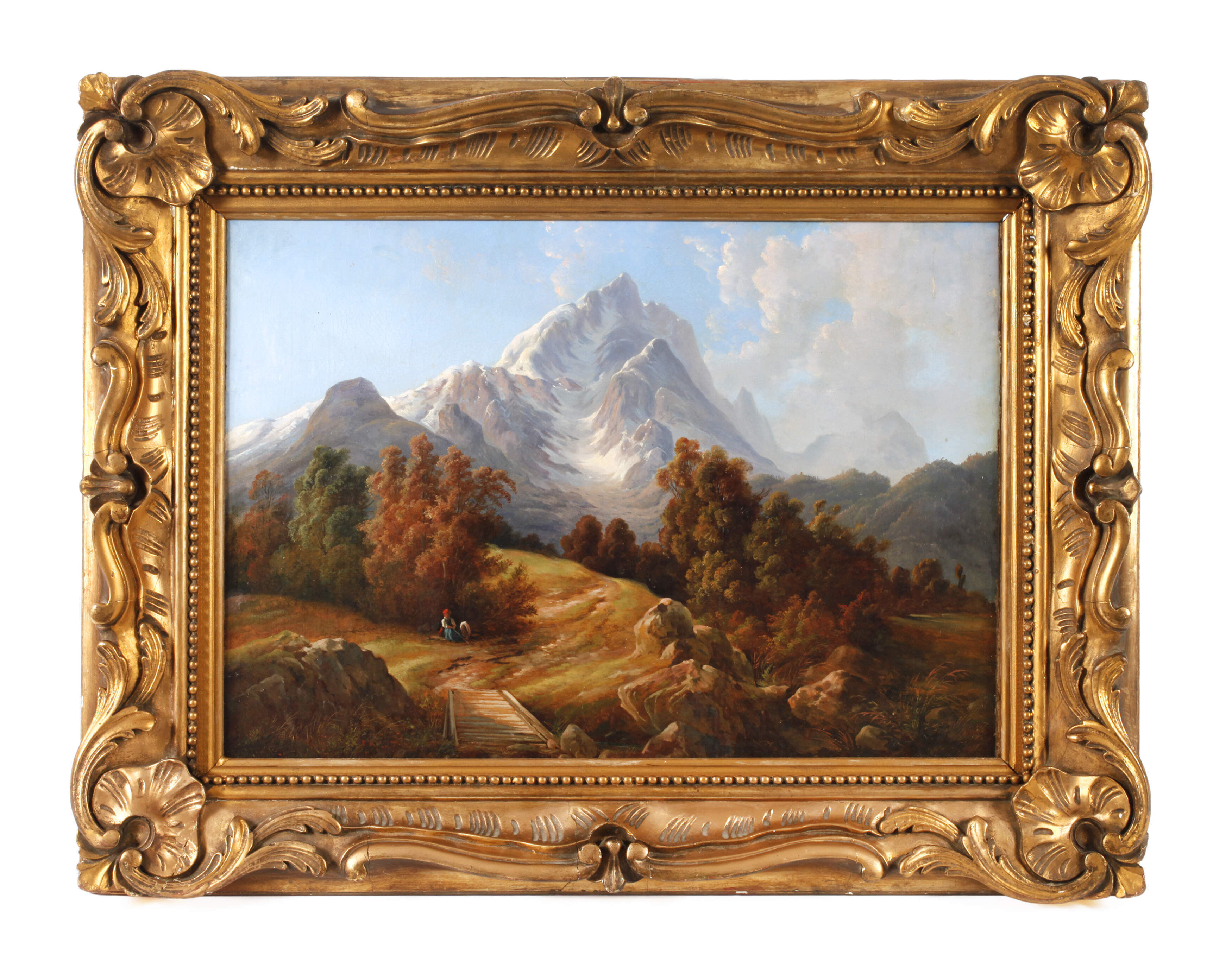 Spätsommerliche alpine Hochgebirgslandschaft