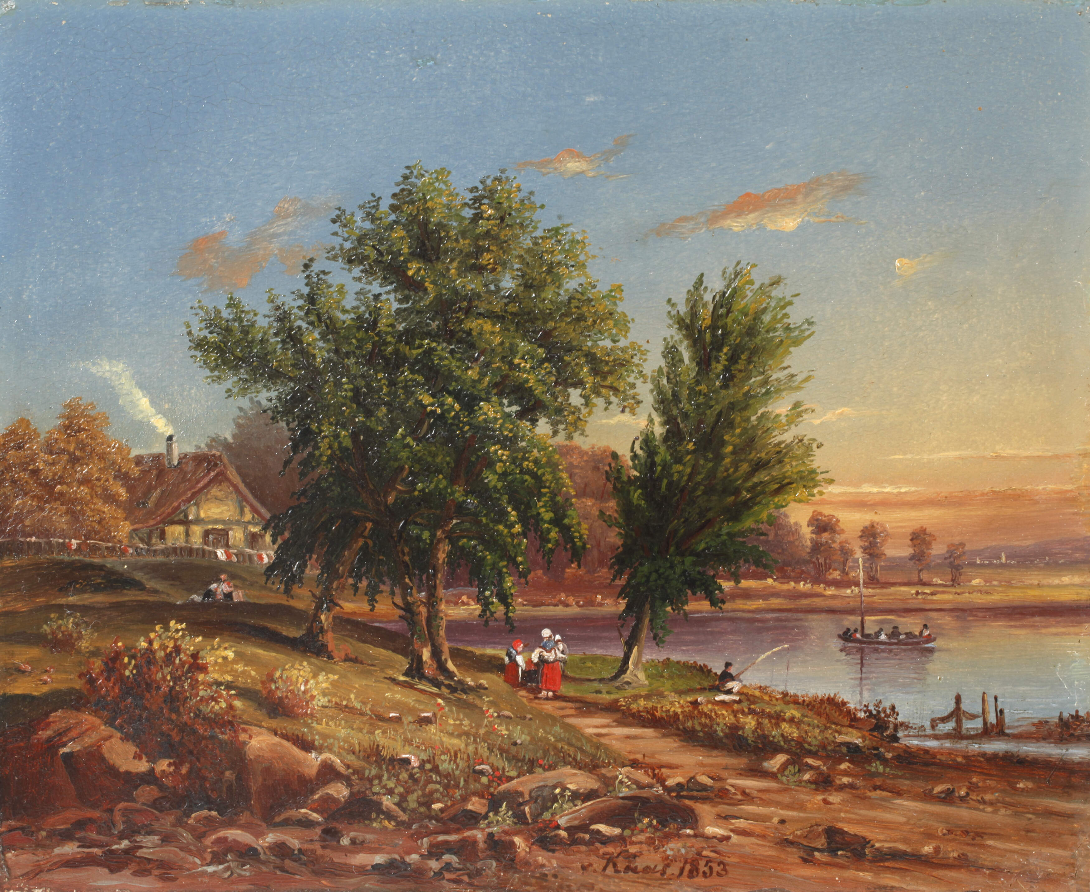Sonnenuntergang am See