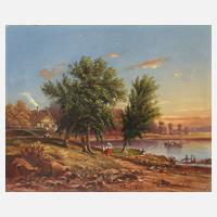 Sonnenuntergang am See111