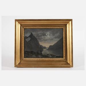 Nächtliche Fjordlandschaft