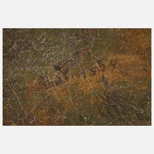 Mediterrane Gebirgslandschaft mit Burganlage
