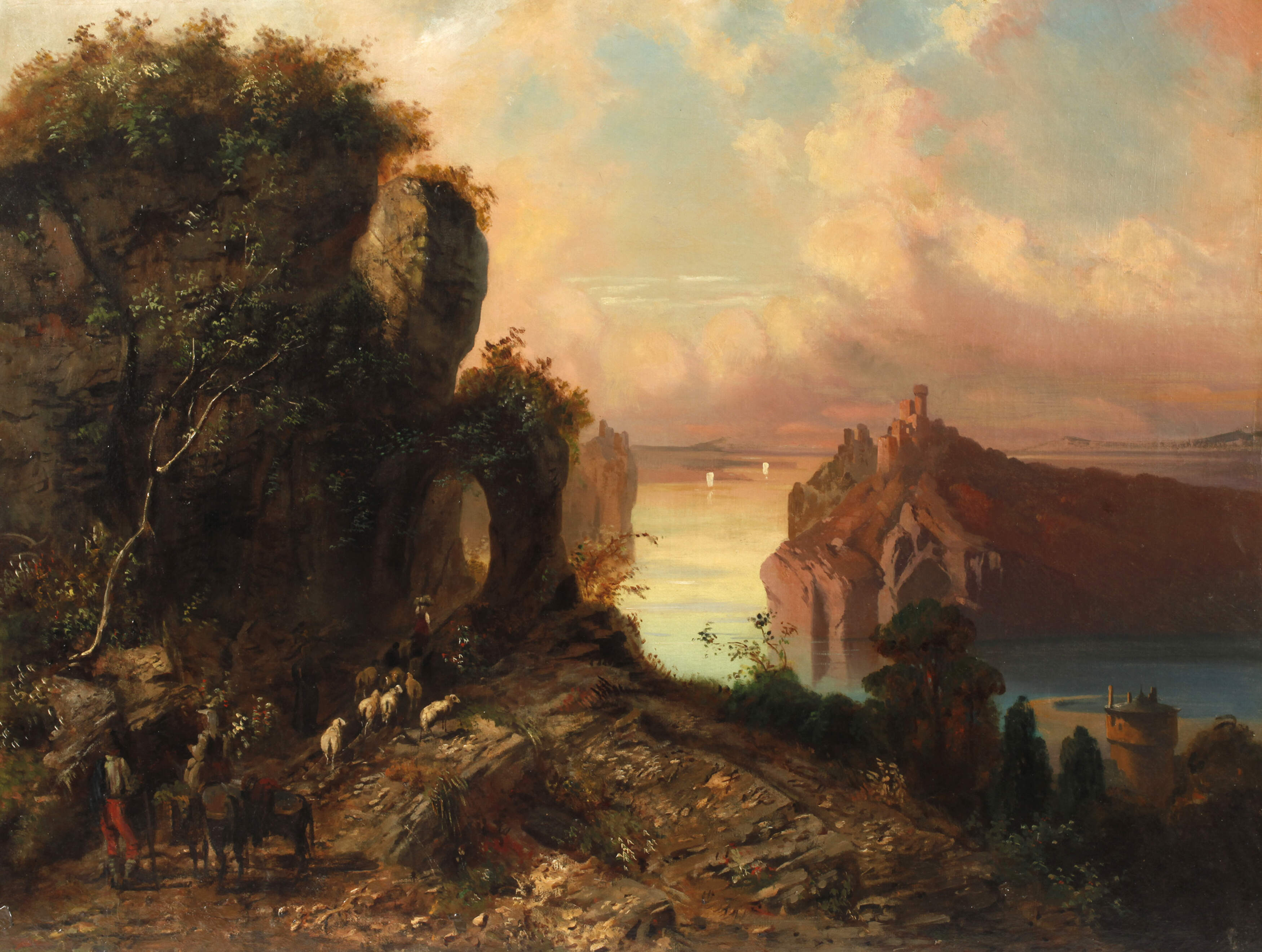Südländische Küstenlandschaft