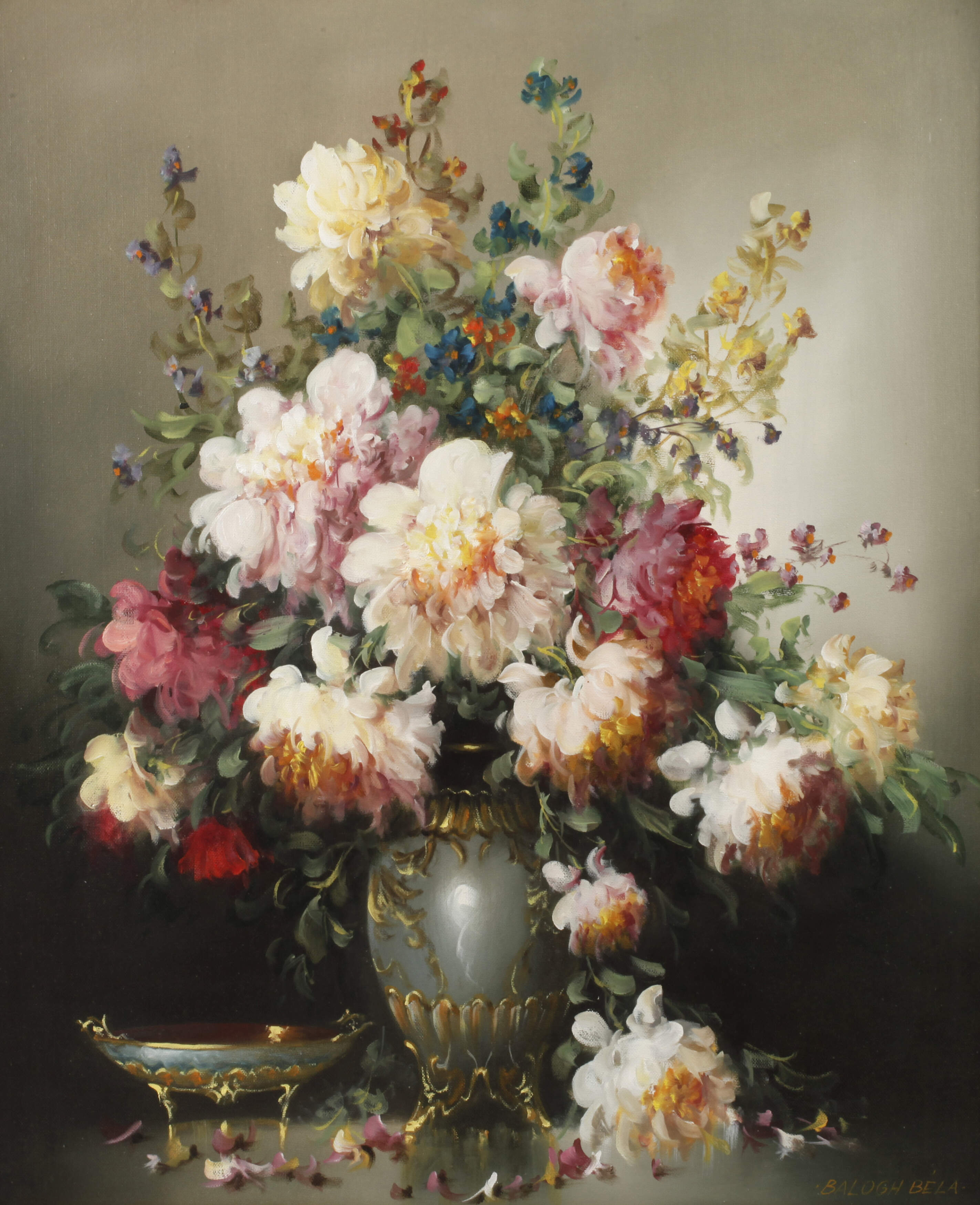 Béla Balogh, Blumenstillleben