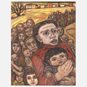 Tina Bauer-Pezellen, "Flucht vor dem Hunger"
