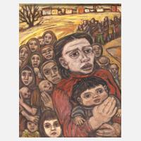 Tina Bauer-Pezellen, "Flucht vor dem Hunger"111