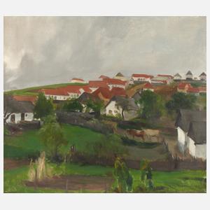 Ágost Benkhard d. Ä., Dorfansicht
