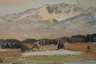 Anton Birndorfer, "Osterseen mit Benediktenwand"