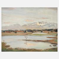 Anton Birndorfer, "Osterseen mit Benediktenwand"111