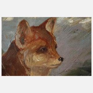 Willi Czepitschka, Fuchs in Winterlandschaft
