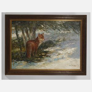 Willi Czepitschka, Fuchs in Winterlandschaft