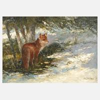 Willi Czepitschka, Fuchs in Winterlandschaft111