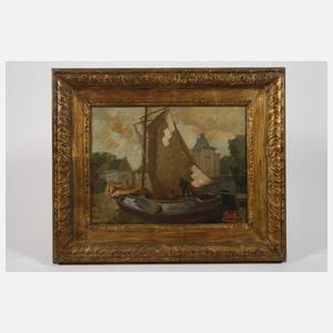 Ludwig Dill, Fischerboot in Enkhuizen