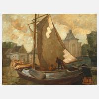 Ludwig Dill, Fischerboot in Enkhuizen111