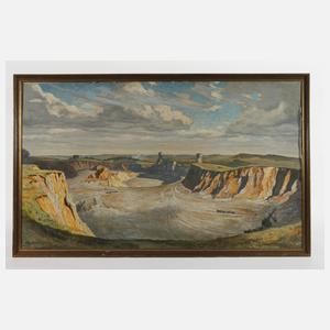 Otto Engelhardt-Kyffhäuser, Kiesgrube in der Lausitz