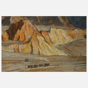 Otto Engelhardt-Kyffhäuser, Kiesgrube in der Lausitz
