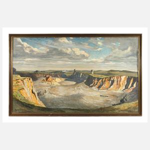 Otto Engelhardt-Kyffhäuser, Kiesgrube in der Lausitz
