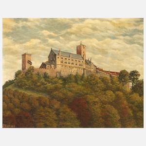 G. Fexer, "Die Wartburg von Südosten"