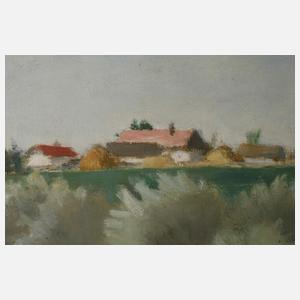 Adolf Fényes, Gänse am Fluss