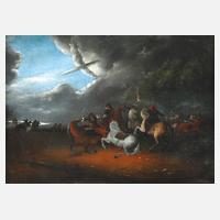 Albert Fonburg, Reiterschlacht bei aufziehendem Sturm111