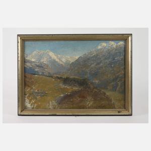 Theophil Heineke, Alpenlandschaft