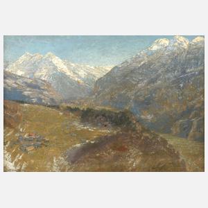 Theophil Heineke, Alpenlandschaft