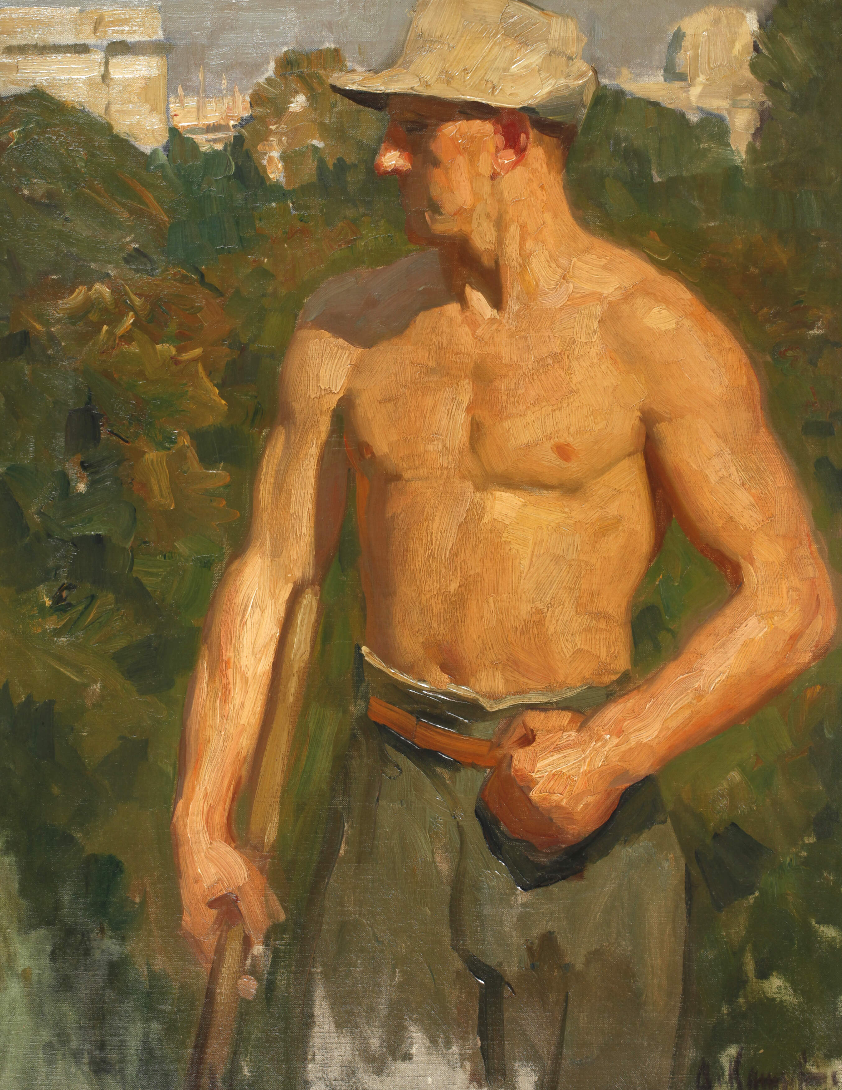 Arthur Kampf, Arbeiter in der Sonne