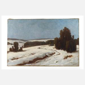 Carl Kenzler, Winter in Brandenburg