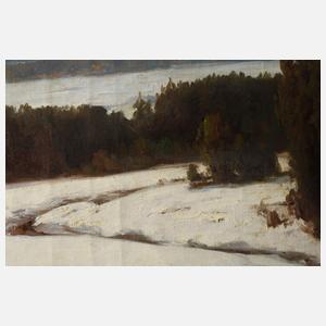 Carl Kenzler, Winter in Brandenburg