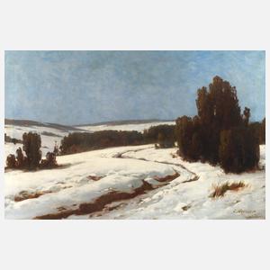 Carl Kenzler, Winter in Brandenburg