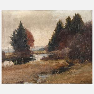 Josef Rolf Knobloch, Weiher am Waldrand