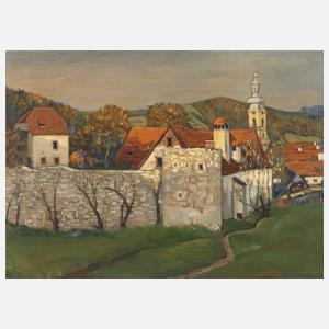 Camillo Kurtz, Voralpenländische Dorfansicht