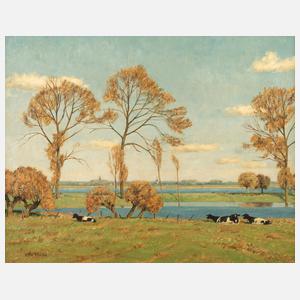 Otto Marx, Niederrheinische Landschaft