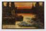 V. R. Matalony, See im Sonnenuntergang
