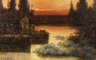 V. R. Matalony, See im Sonnenuntergang