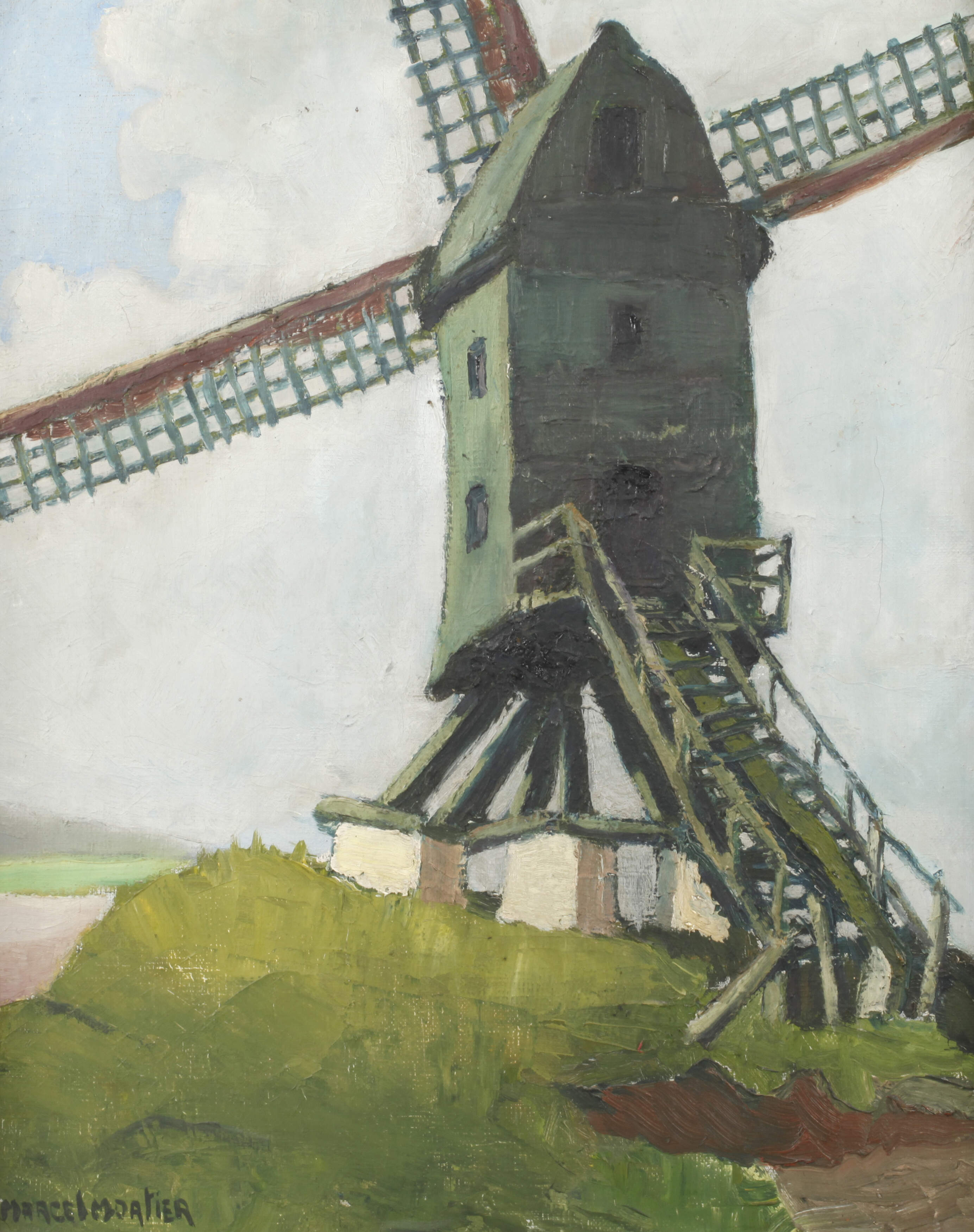 Marcel Mortier, attr., Windmühle