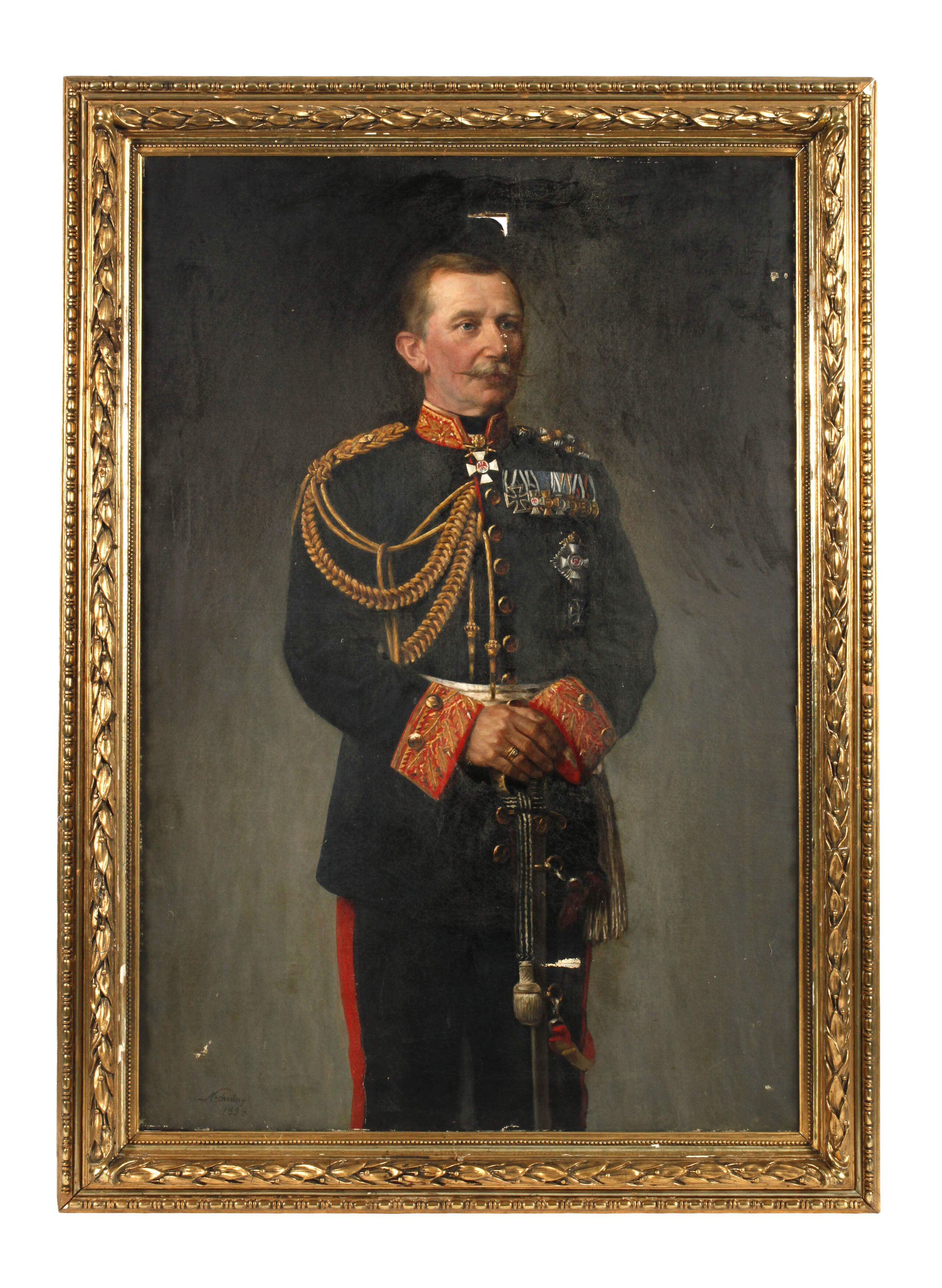 Franz Nechutny, Bildnis Kaiser Wilhelm II. in Paradeuniform