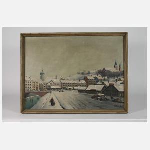 Otto Nückel, Stadtansicht im Winter