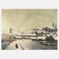 Otto Nückel, Stadtansicht im Winter111