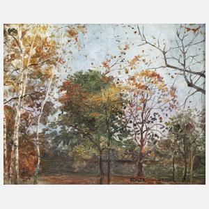 Max Oehler, Herbstliche Landschaft